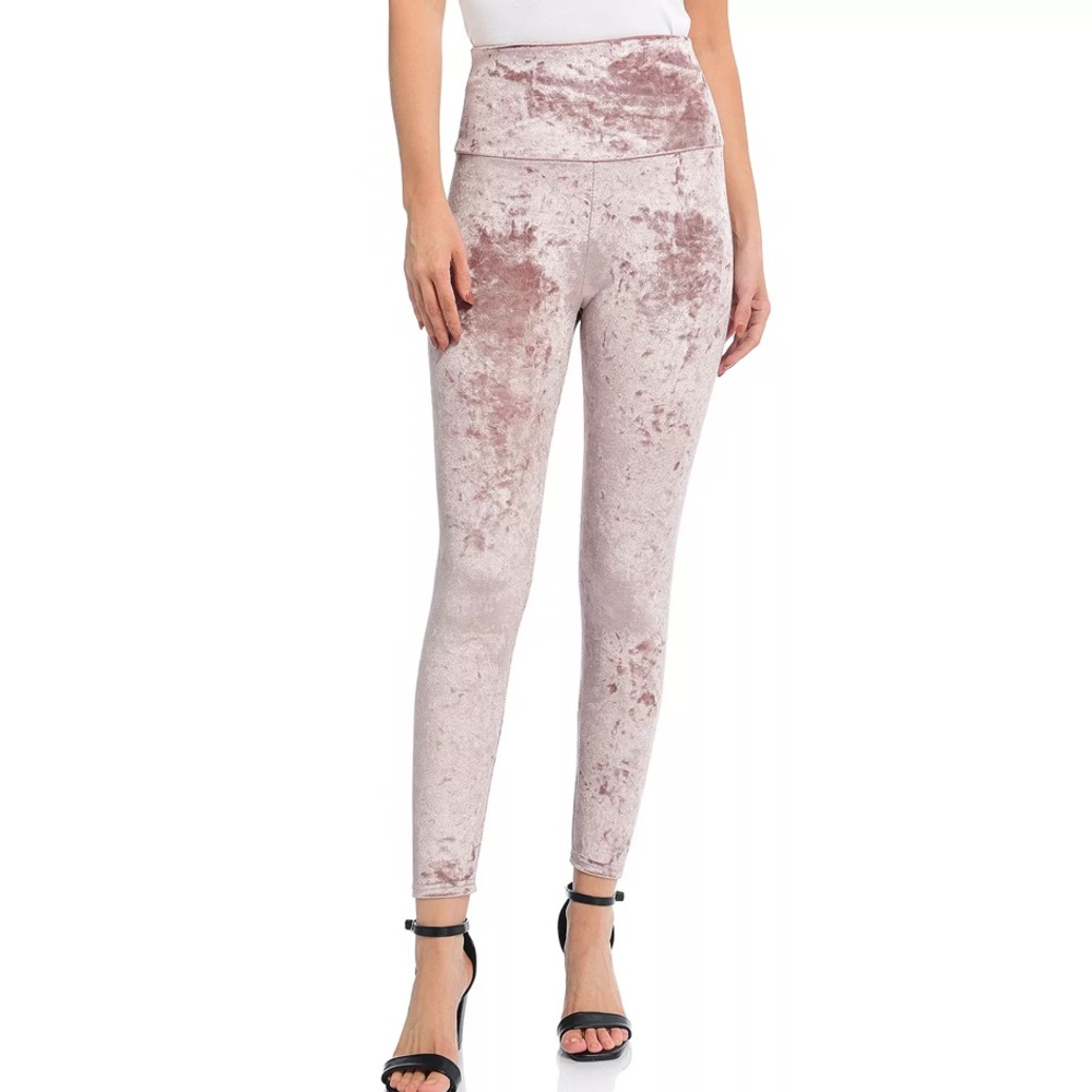 Womenβs Nikki Lund Crushed Velvet Highβ Waisted Leggings